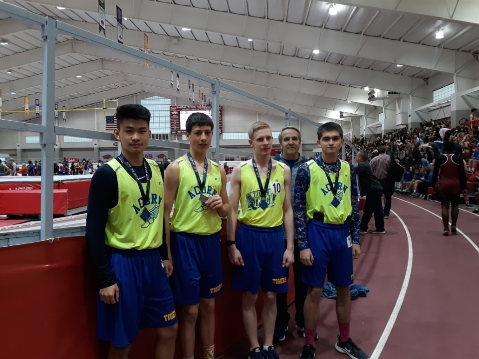 Acorn Sr. Boys Track Placed 3rd @ State Indoors