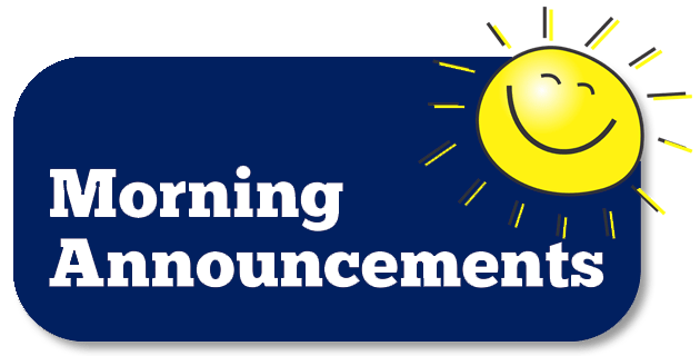 Acorn Elementary Morning Announcements 