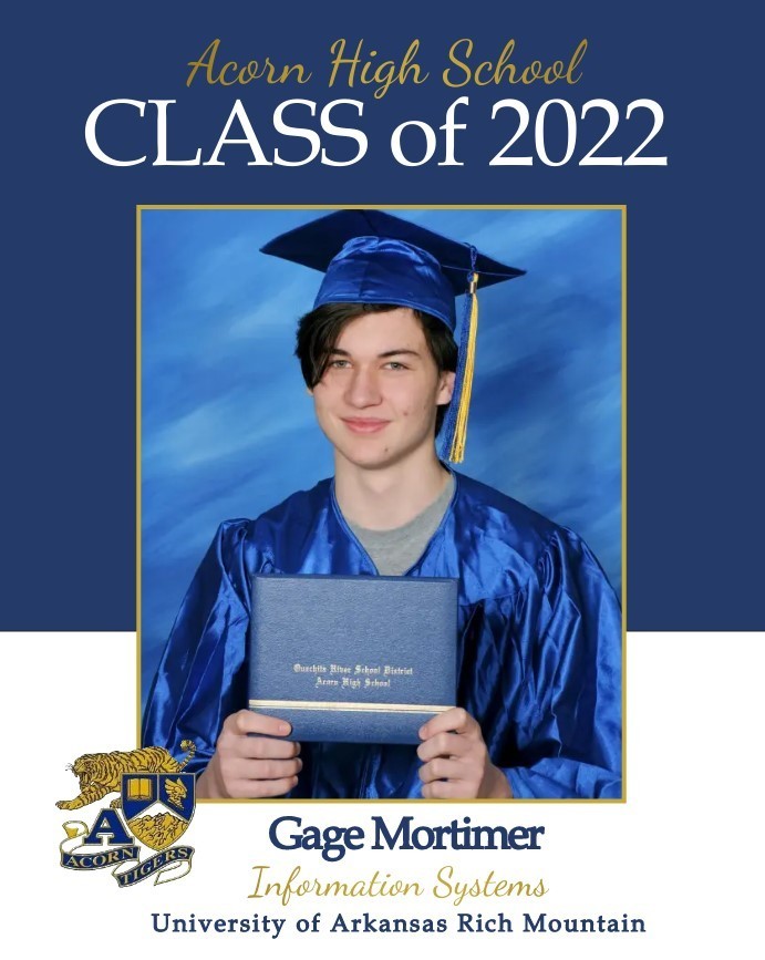 AHS Class of 2022 -  Gage Mortimer