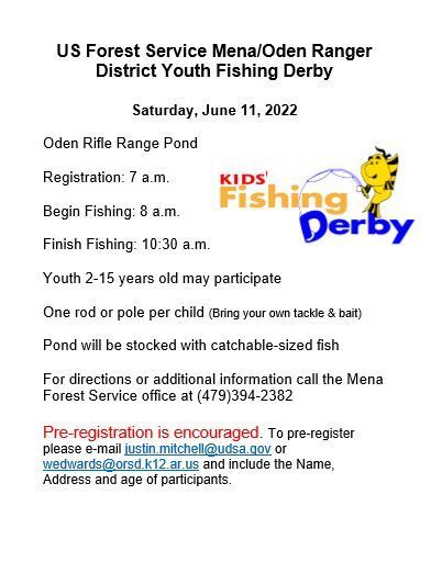 Fishing Derby - June 11, 2022