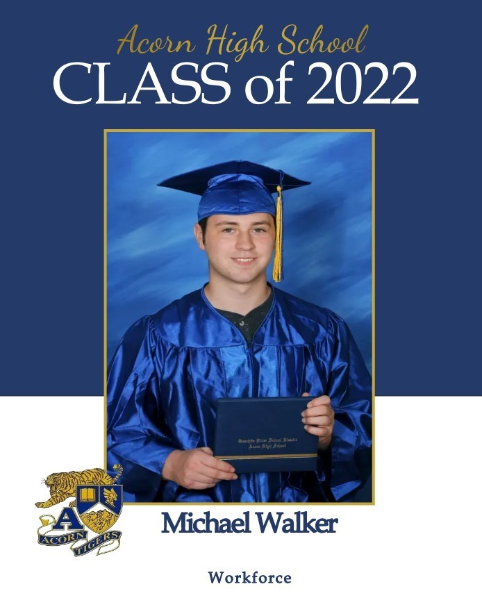AHS Class of 2022 - Michael Walker