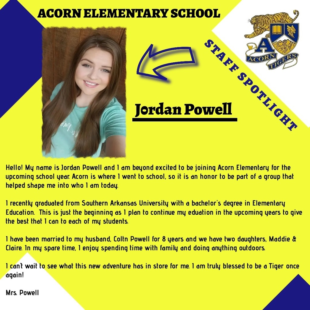 Meet YOUR Acorn Tiger Family - Jordan Powell!