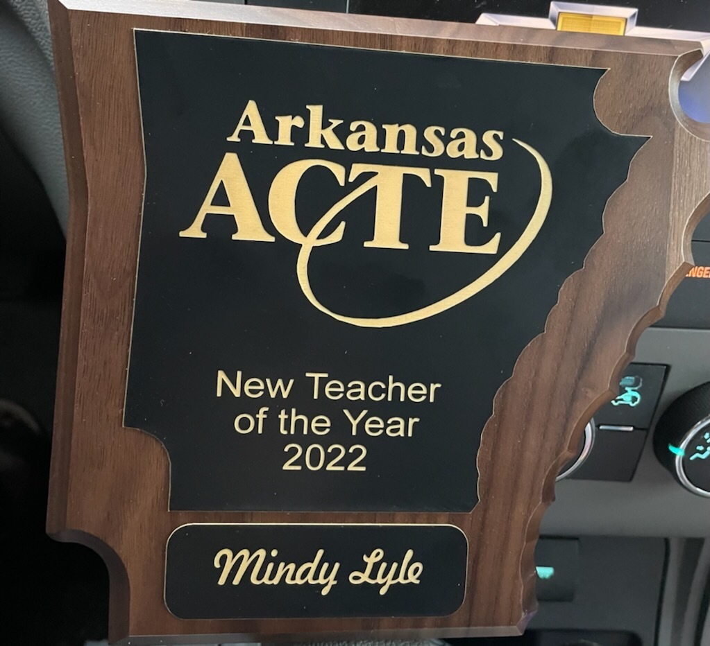 Mindy Lyle - AR CTE 2022 New Teacher of the Year
