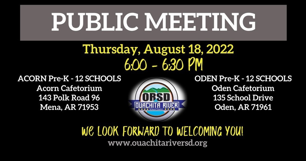 ORSD Public Meeting - August 18, 2022