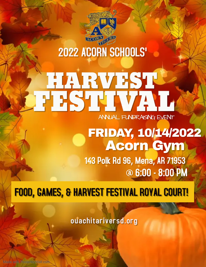 Join us for Harvest Festival on Friday, 10/14/2022!