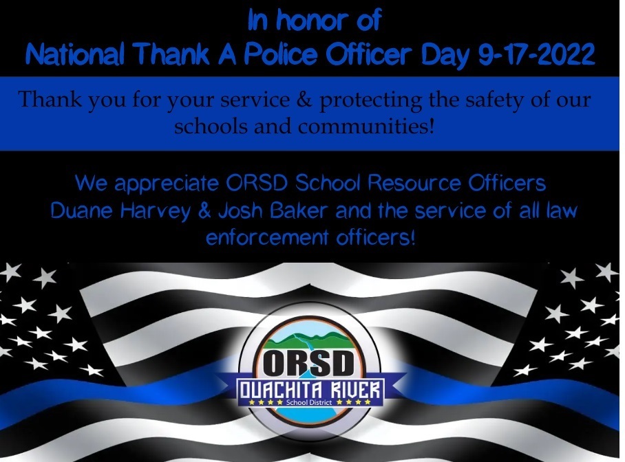 National Thank A Police Officer Day - 9-17-2022