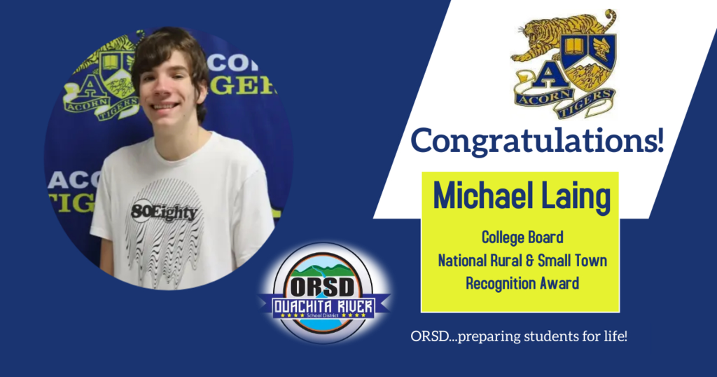 Michael Laing Earns College Board Recognition Award
