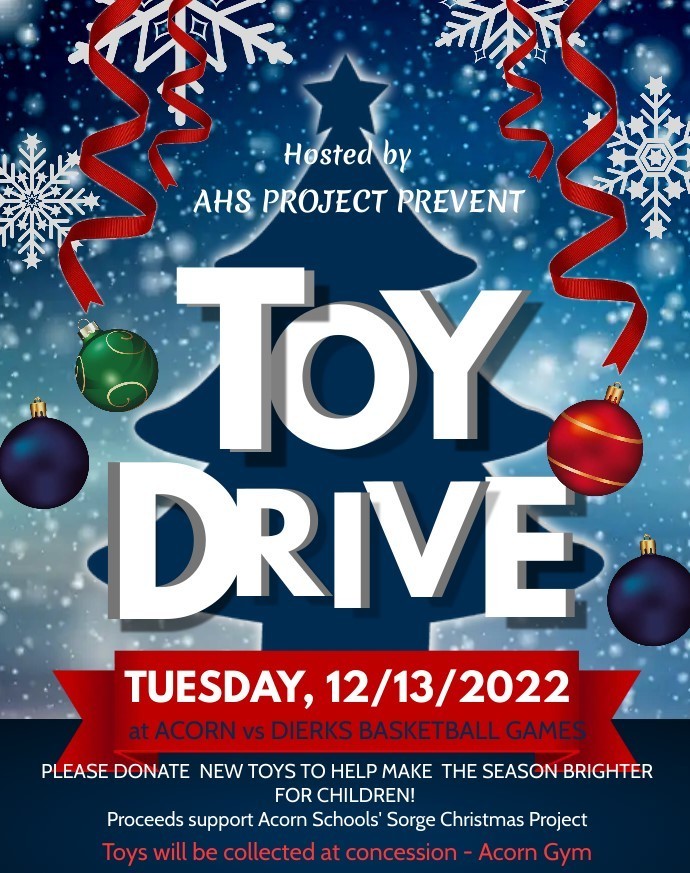 AHS Project Prevent Toy Drive - 12-13-2022