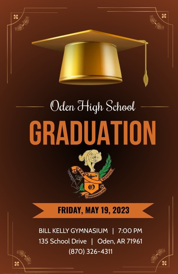 Oden HIgh School Graduation - 5-19-2023